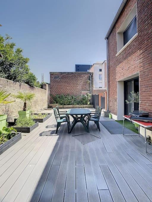 Grande Maison Cosy Terrasse Parking Gare 8 Pers Amiens Exterior foto